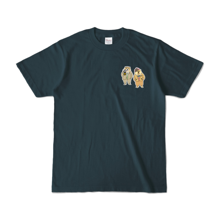 カラーTシャツ - S - デニム (濃色)