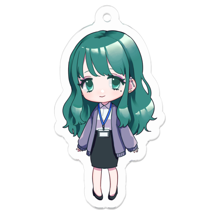 アクリルキーホルダー - 50 x 50 (mm)