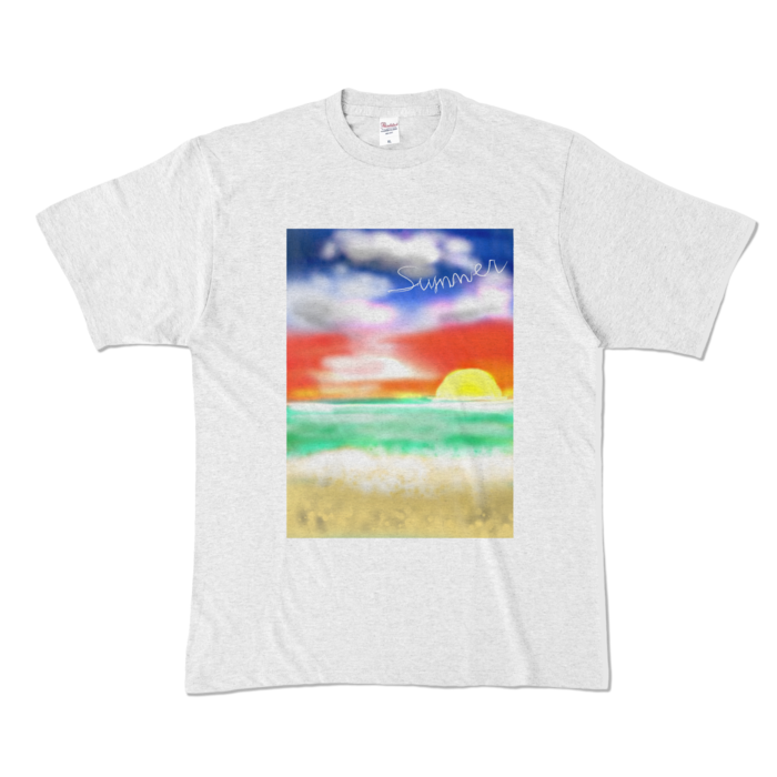 カラーTシャツ - XL - アッシュ (淡色)