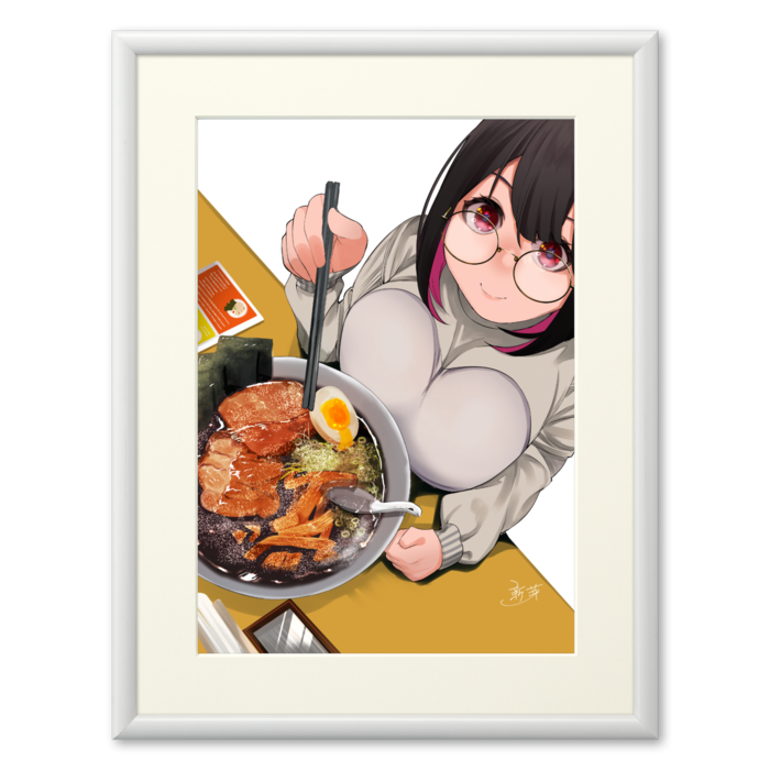 A2 White frame