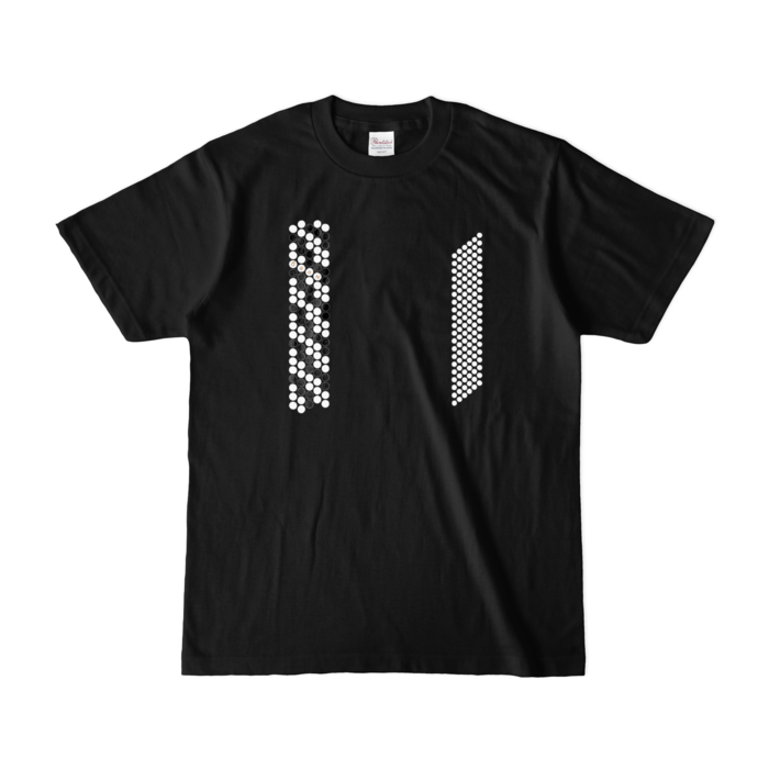 カラーTシャツ(濃色) - S - 正面 - ブラック