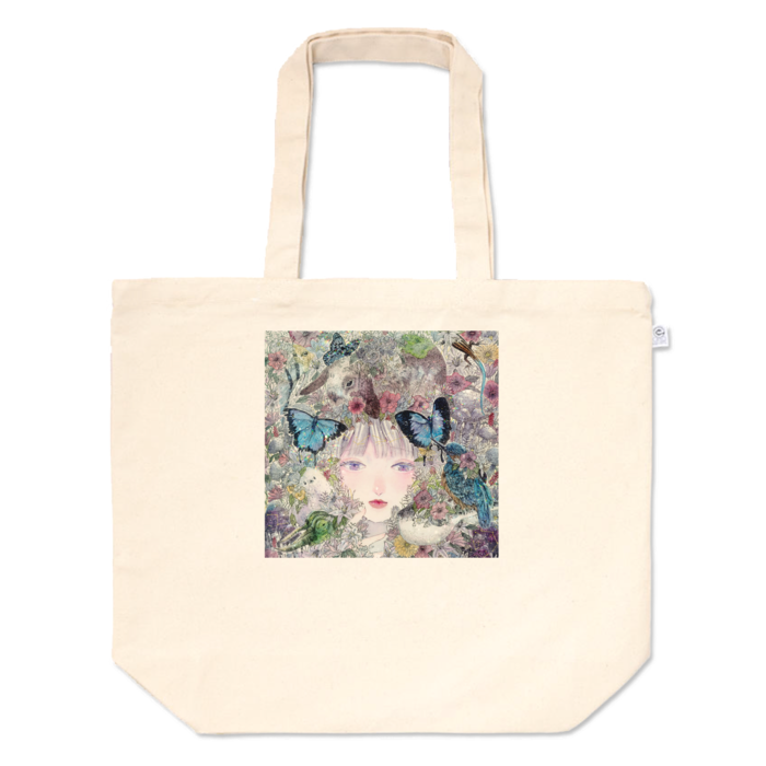 トートバッグ L:アップ