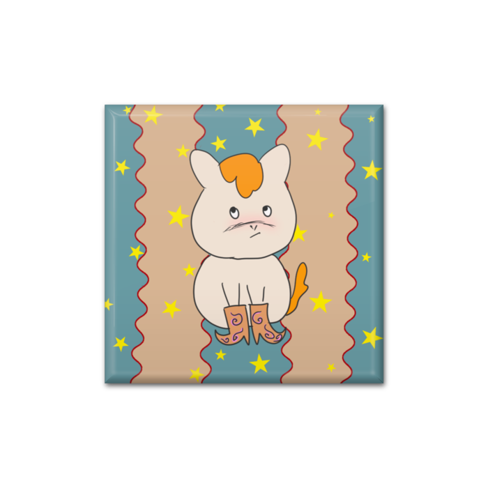 缶バッジ - 四角形40mm