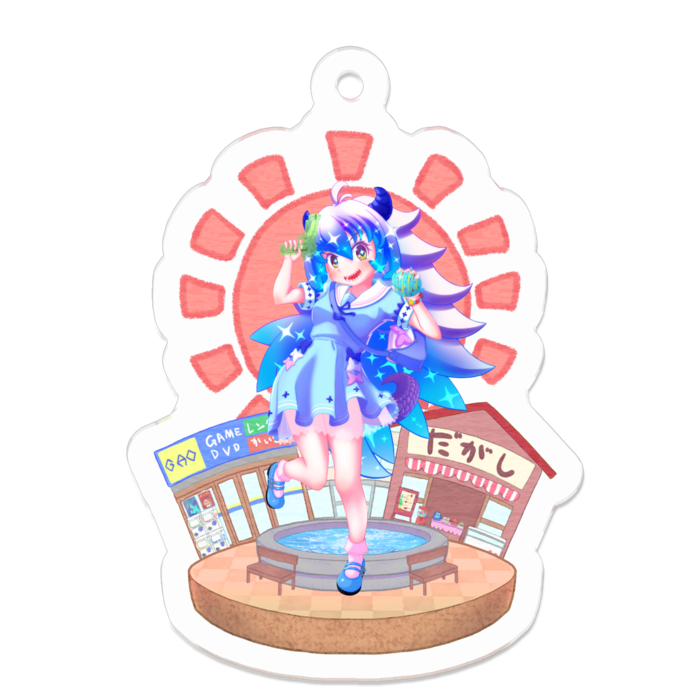 アクリルキーホルダー - 50 x 50 (mm)