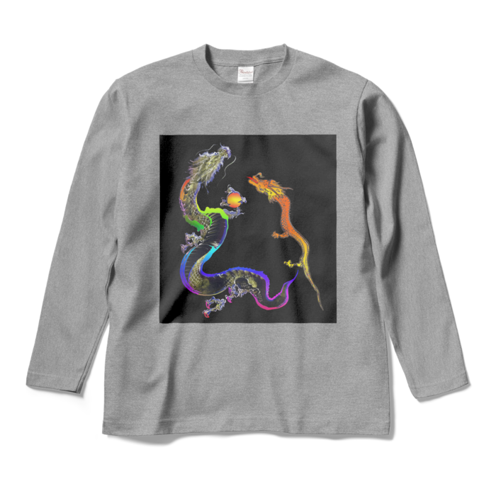 ロングスリーブTシャツ - M - 杢グレー