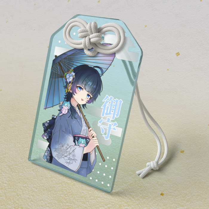 アクリルお守り - 50 × 80mm