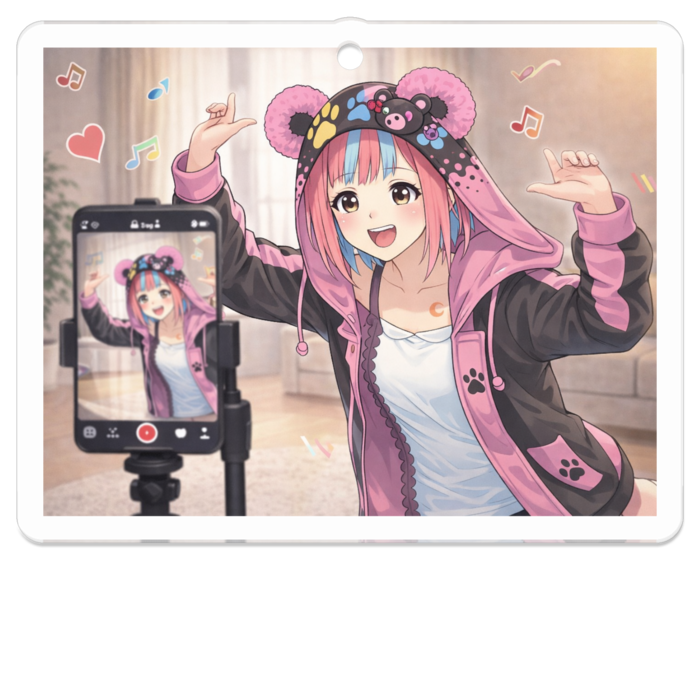 アクリルキーホルダー - 50 x 50 (mm)