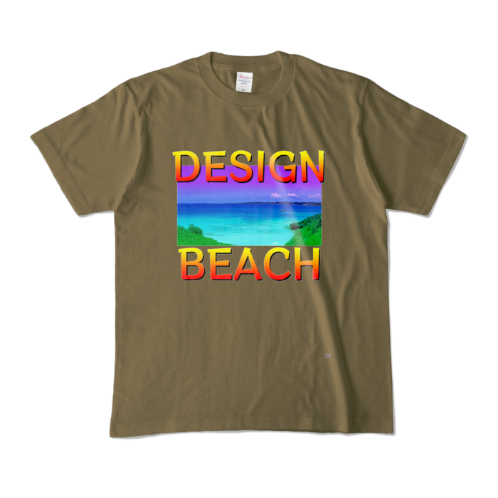 カラーTシャツ - M - オリーブ (濃色)