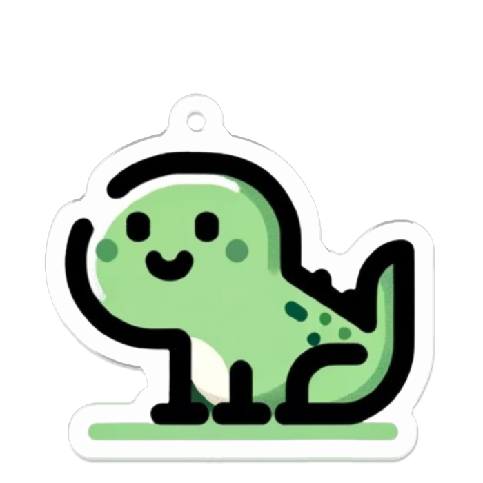 アクリルキーホルダー - 50 x 50 (mm)