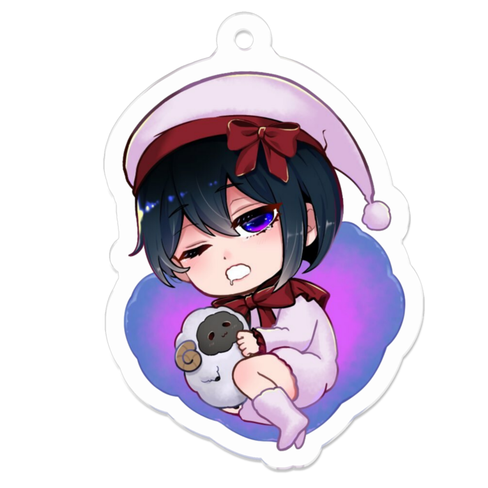 アクリルキーホルダー - 50 x 50 (mm)