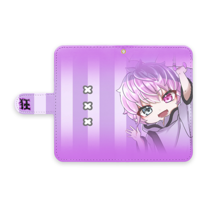 手帳型Androidケース - S - ストラップ穴 あり