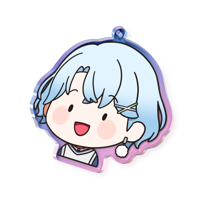 オーロラアクリルキーホルダー - 70 × 70mm