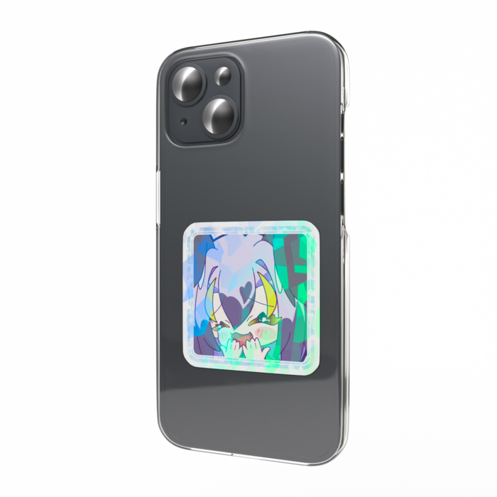 笑ってるポーズ