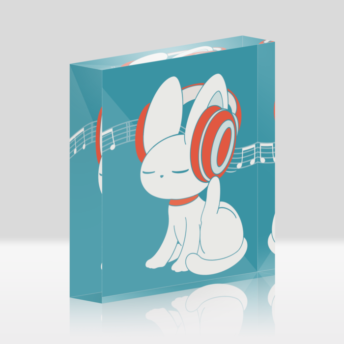 アクリルブロック - 100x100mm