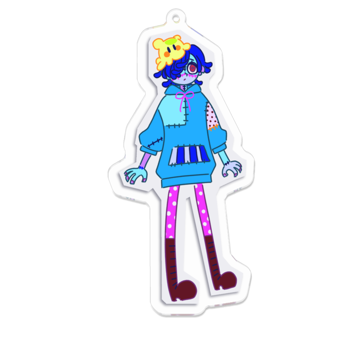 アクリルキーホルダー - 100 x 100 (mm)