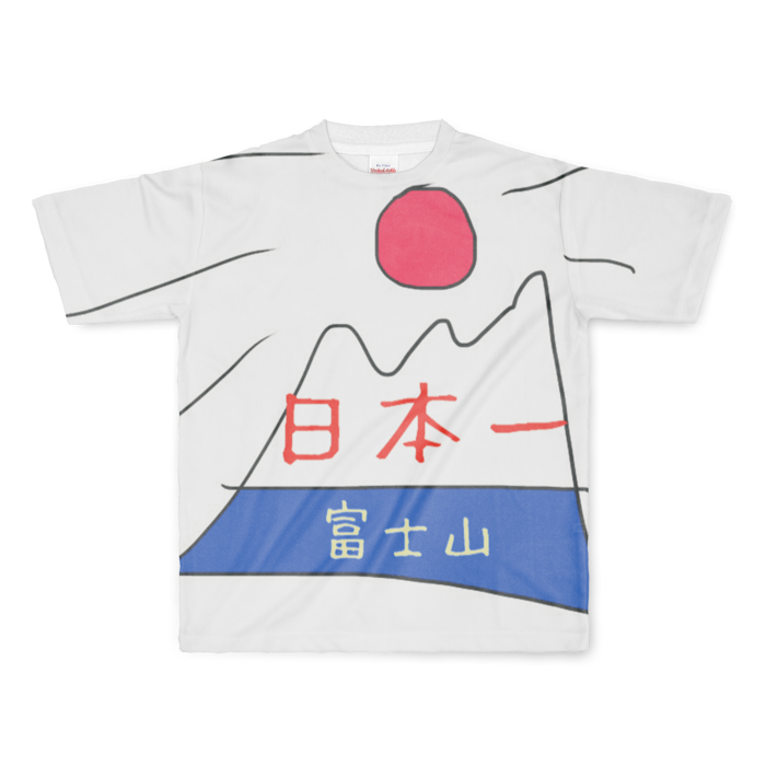 フルグラフィックTシャツ - L - 正面印刷のみ