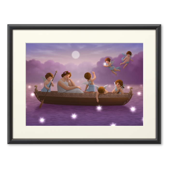 複製画(プリモアート) - A4 額縁・ブラック