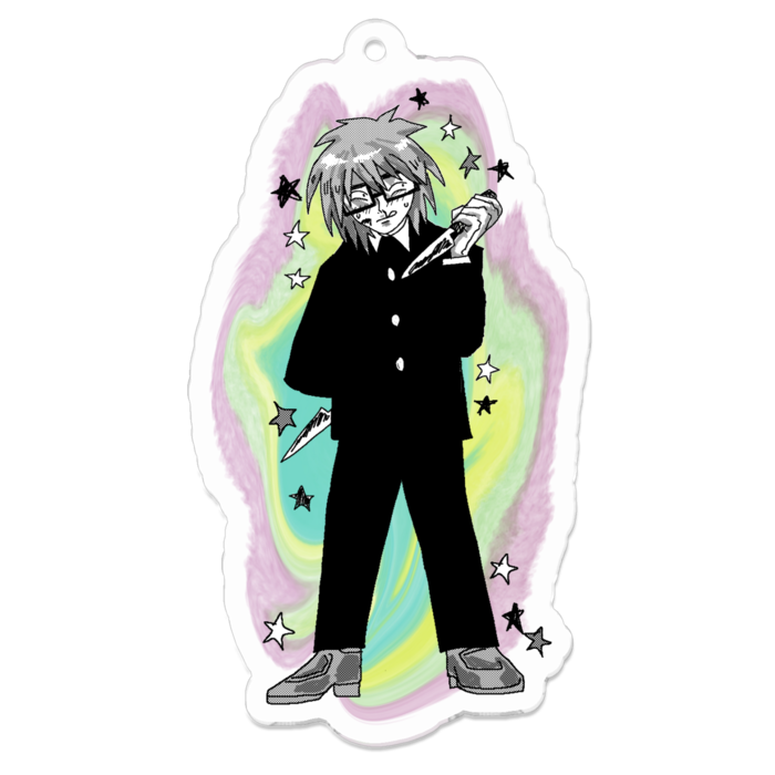 アクリルキーホルダー - 70 x 70 (mm)