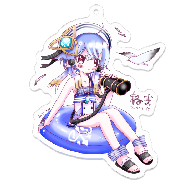 アクリルキーホルダー - 70 x 70 (mm)