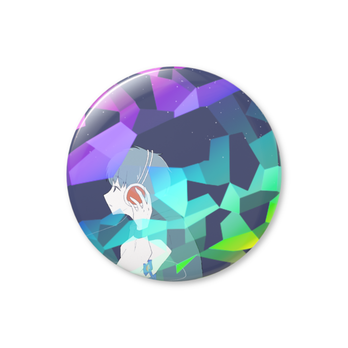 ホログラム缶バッジ - 32mm