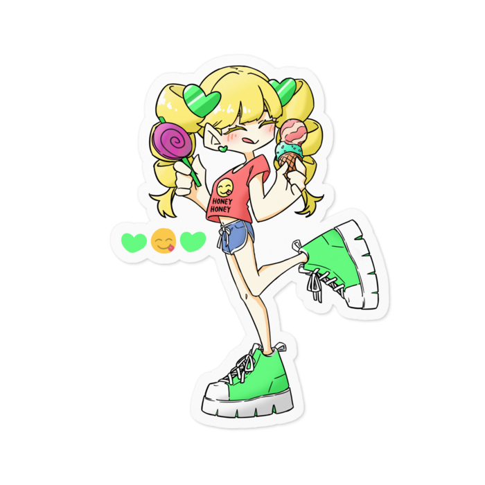 ステッカー - 100 x 100 (mm)