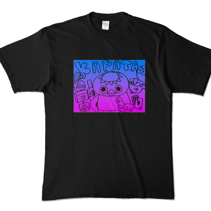 カラーTシャツ - XL - ブラック (濃色)
