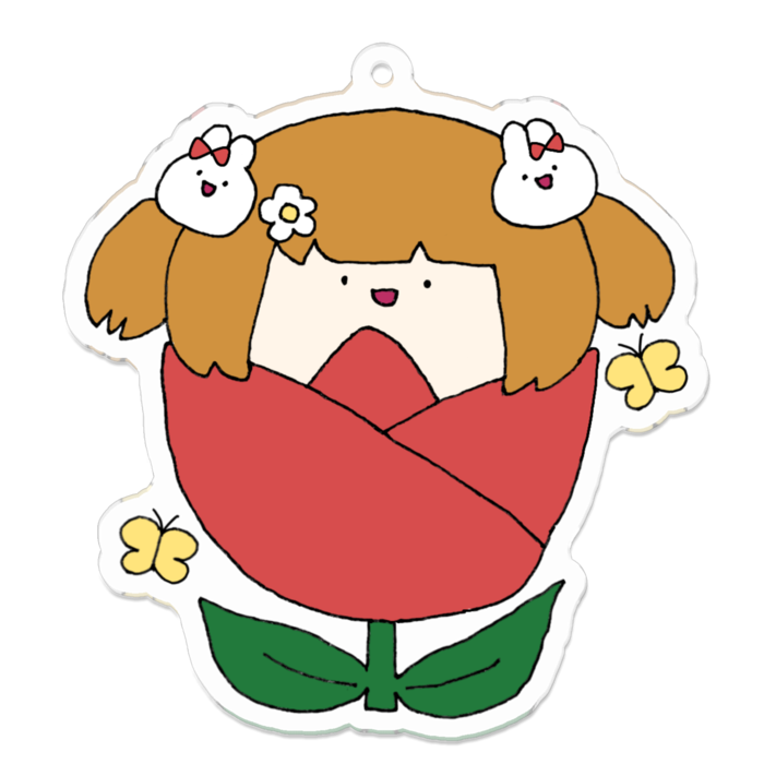 アクリルキーホルダー - 70 x 70 (mm)