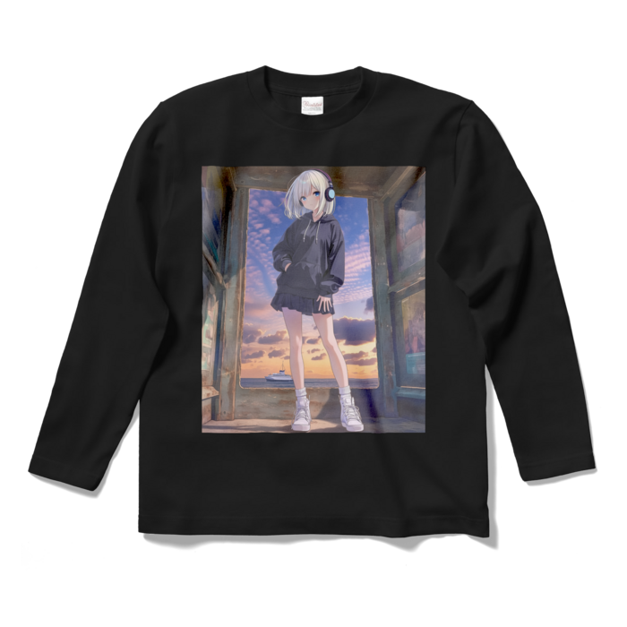 ロングスリーブTシャツ - S - ブラック