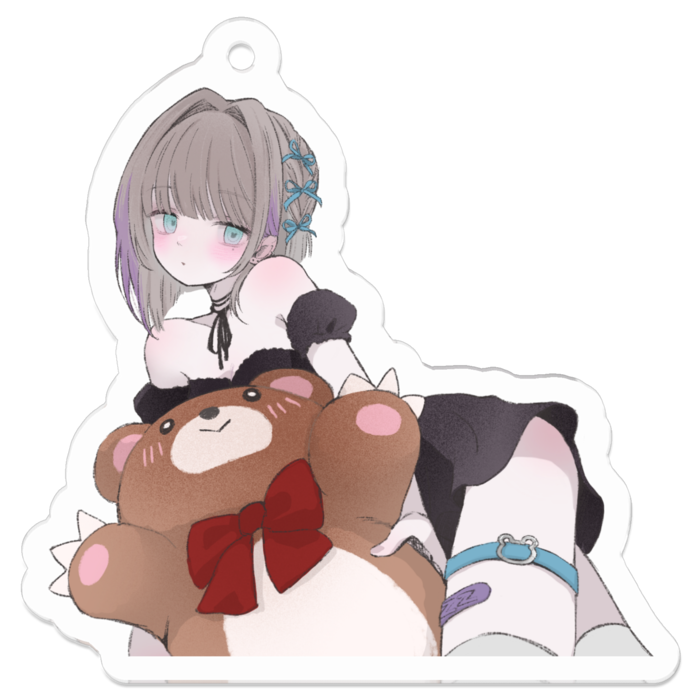 アクリルキーホルダー - 50 x 50 (mm) B