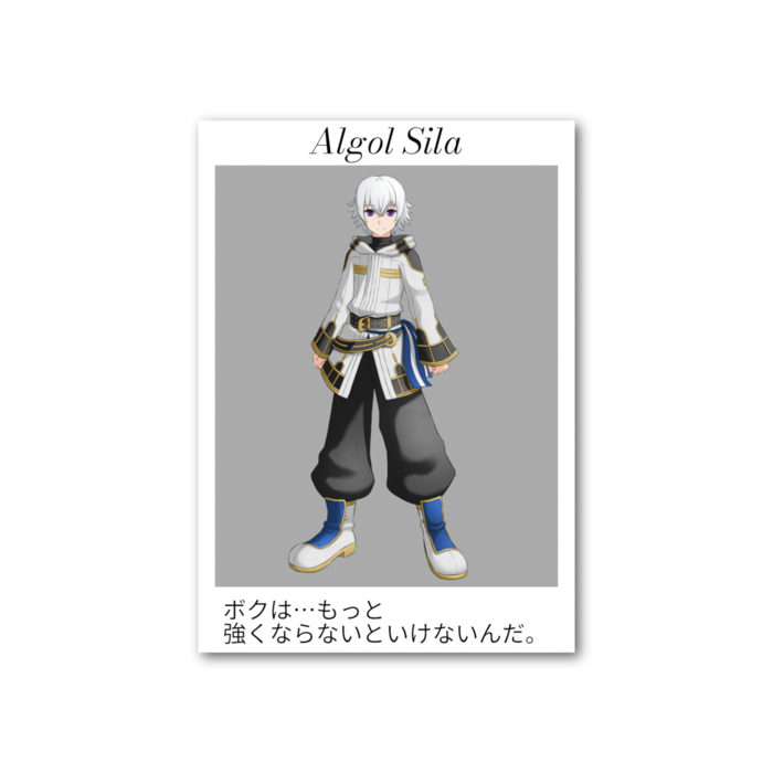 通常衣装(ノーマル)フォト風カード - 縦 - 両面