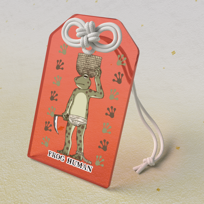 アクリルお守り - 50 × 80mm