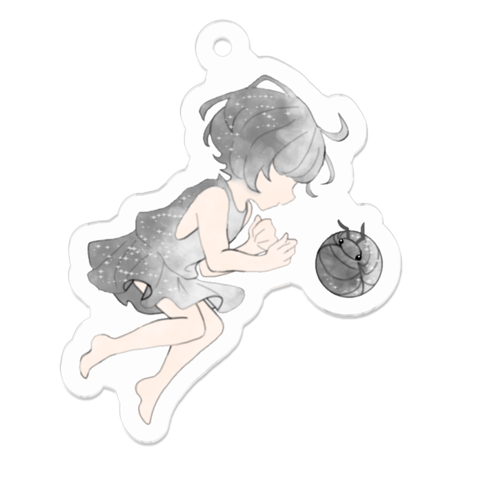 アクリルキーホルダー - 50 x 50 (mm)