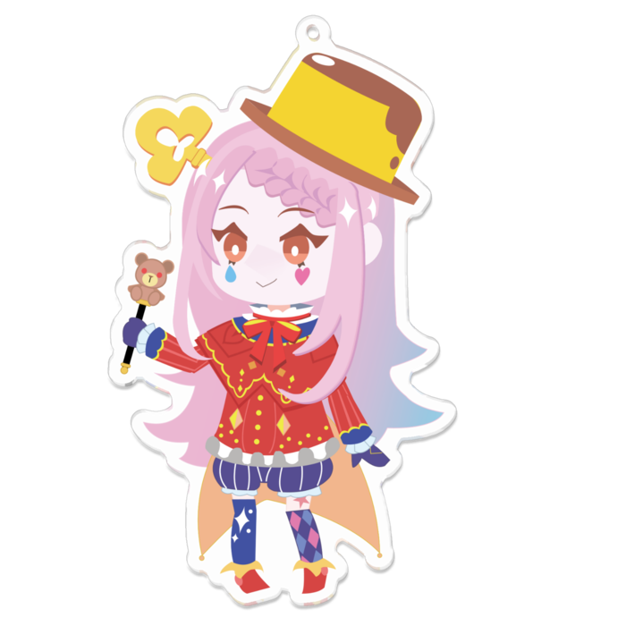 アクリルキーホルダー - 100 x 100 (mm)
