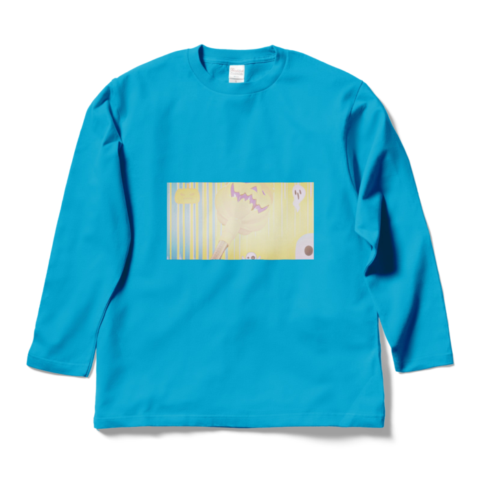 ロングスリーブTシャツ - L - ターコイズ