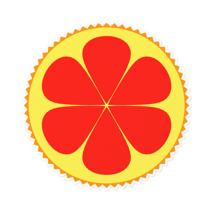 ステッカー - 160 x 160 (mm)