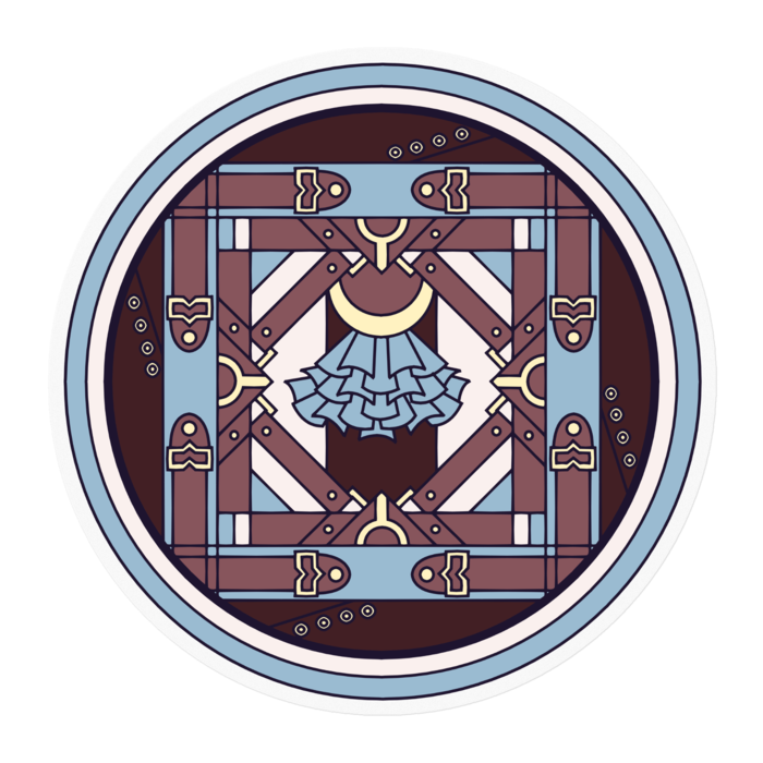 ステッカー - 100 x 100 (mm)