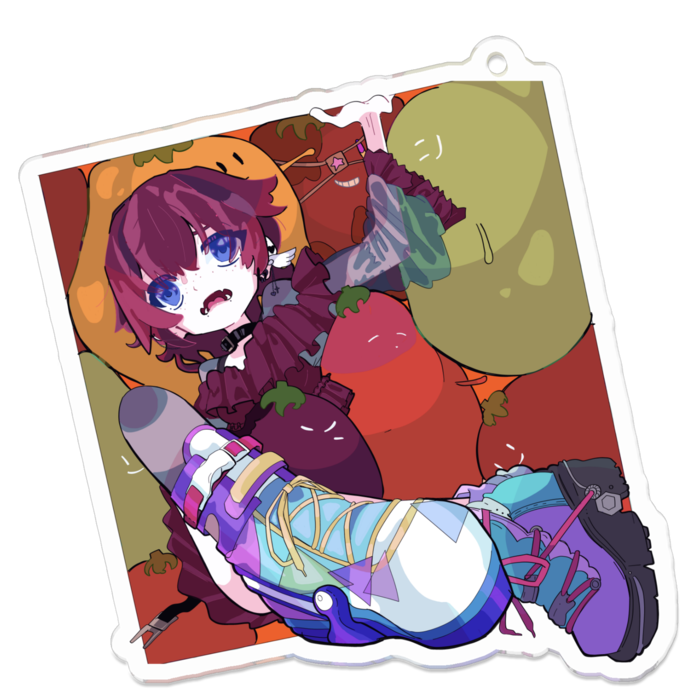 アクリルキーホルダー - 70 x 70 (mm)