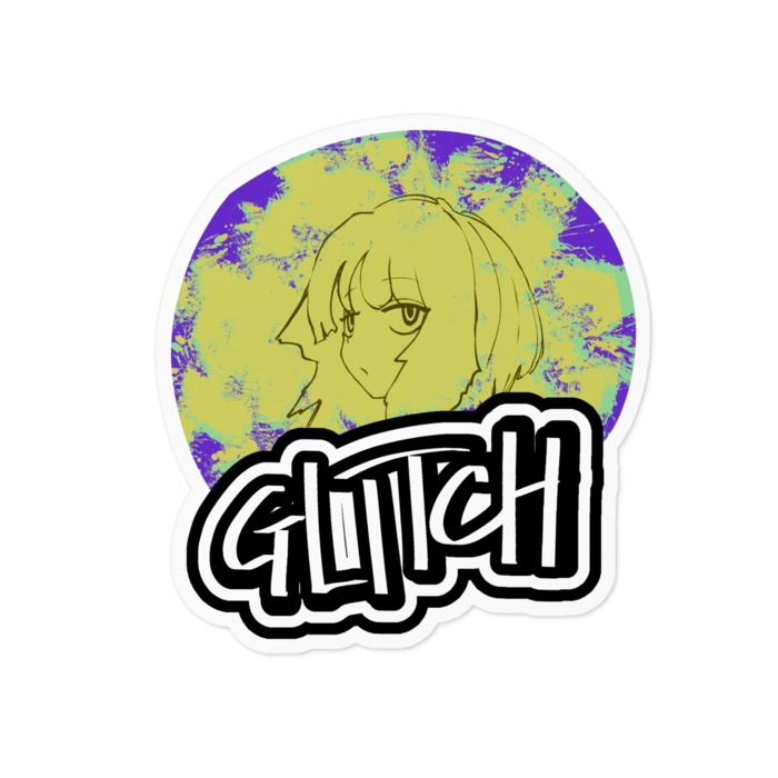 ステッカー - 100 x 100 (mm)ホワイト