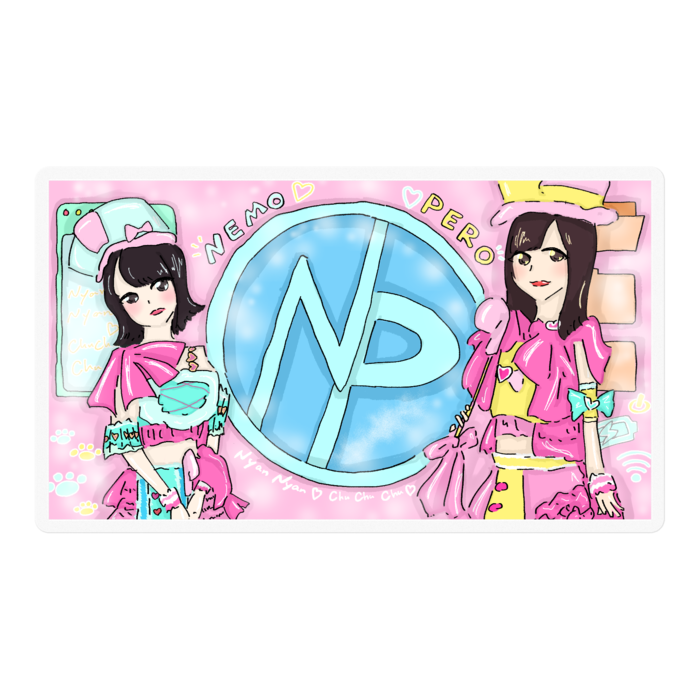 ステッカー - 100 x 100 (mm) (クリアタイプ)