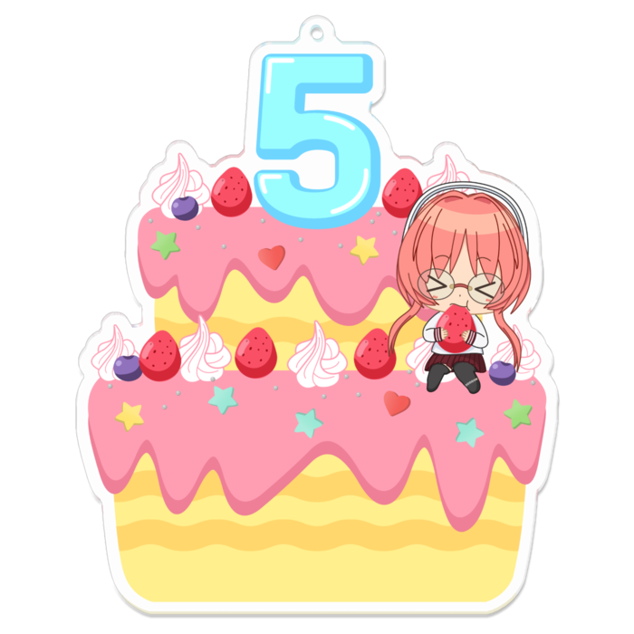 アクリルキーホルダー - 100 x 100 (mm)