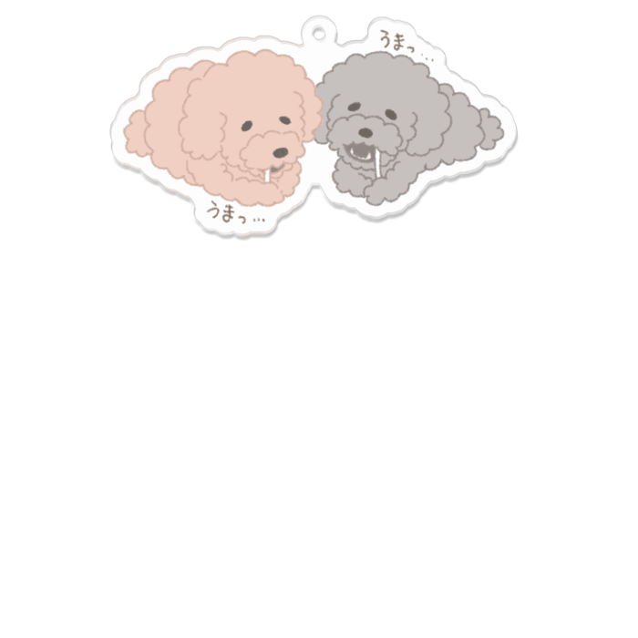 アクリルキーホルダー - 100 x 100 (mm)