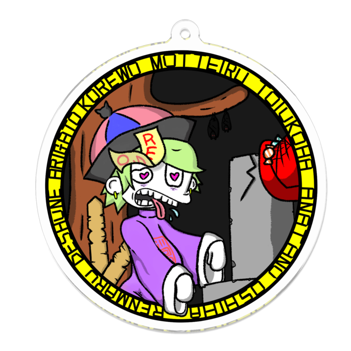 アクリルキーホルダー - 70 x 70 (mm)