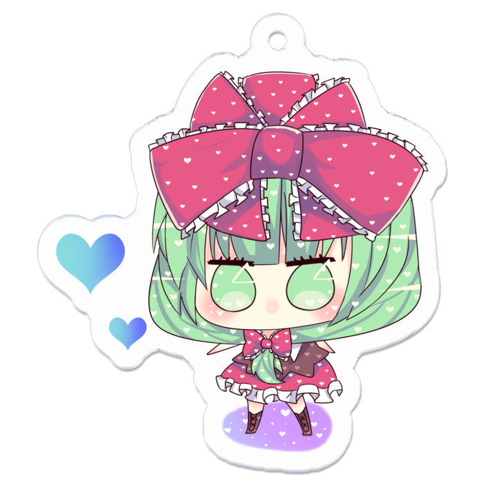 アクリルキーホルダー - 50 x 50 (mm)