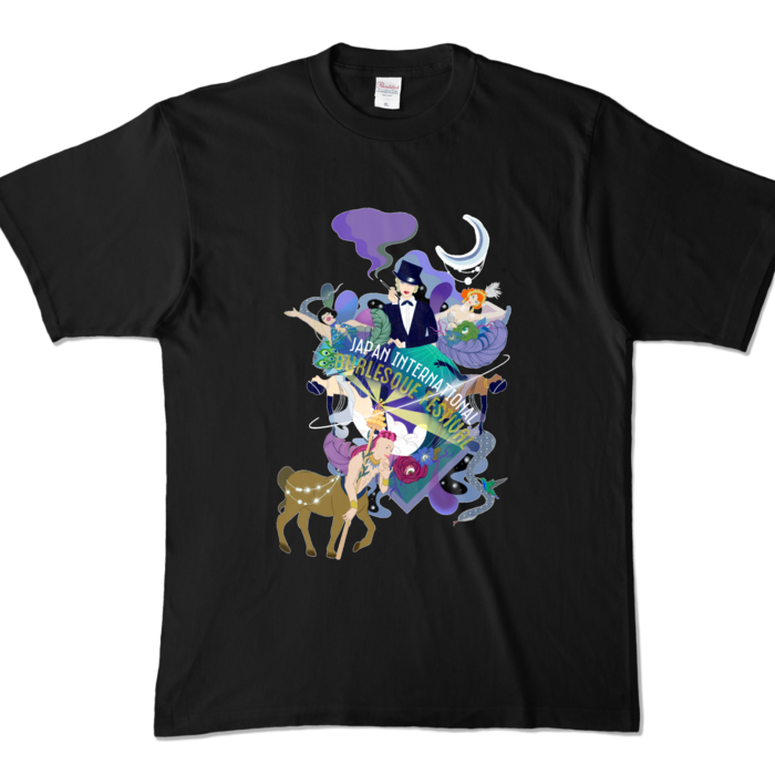 カラーTシャツ - XL - ブラック (濃色)