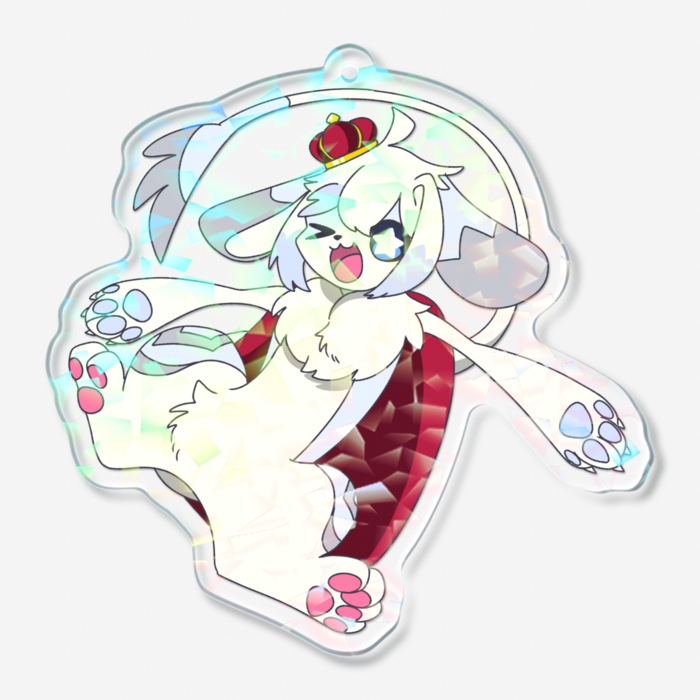 ホログラムアクリルキーホルダー - 70 × 70mm