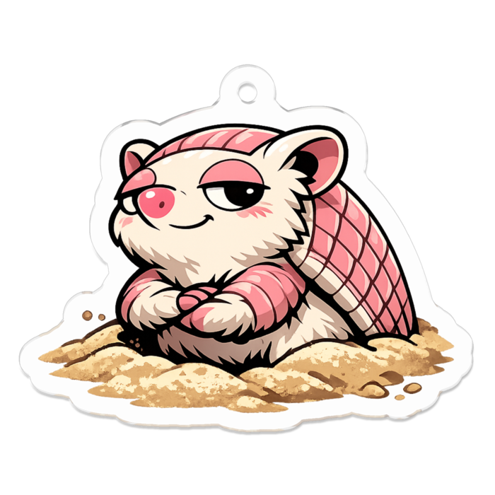 アクリルキーホルダー - 50 x 50 (mm)