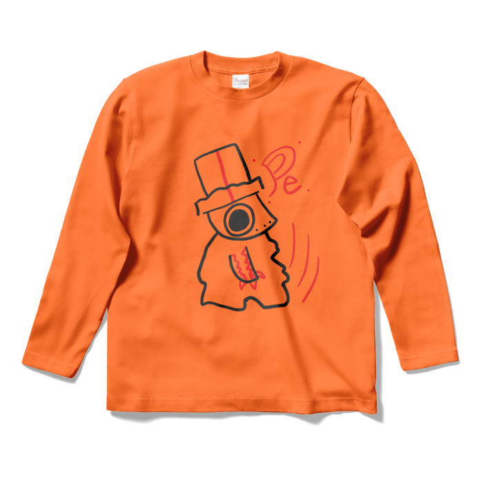 ロングスリーブTシャツ - S - オレンジ