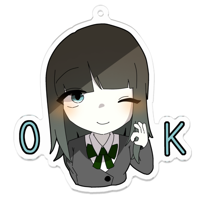 アクリルキーホルダー - 70 x 70 (mm)