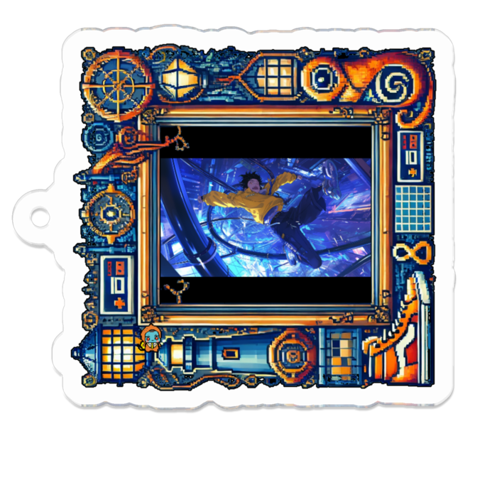 アクリルキーホルダー - 50 x 50 (mm)