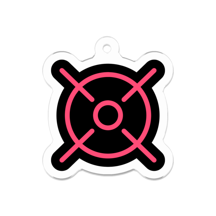 アクリルキーホルダー - 50 x 50 (mm)